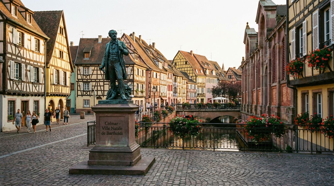Colmar, ville natale de Bartholdi en Alsace