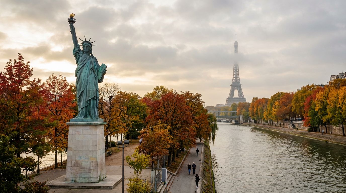 Réplique de la Statue de la Liberté à Paris