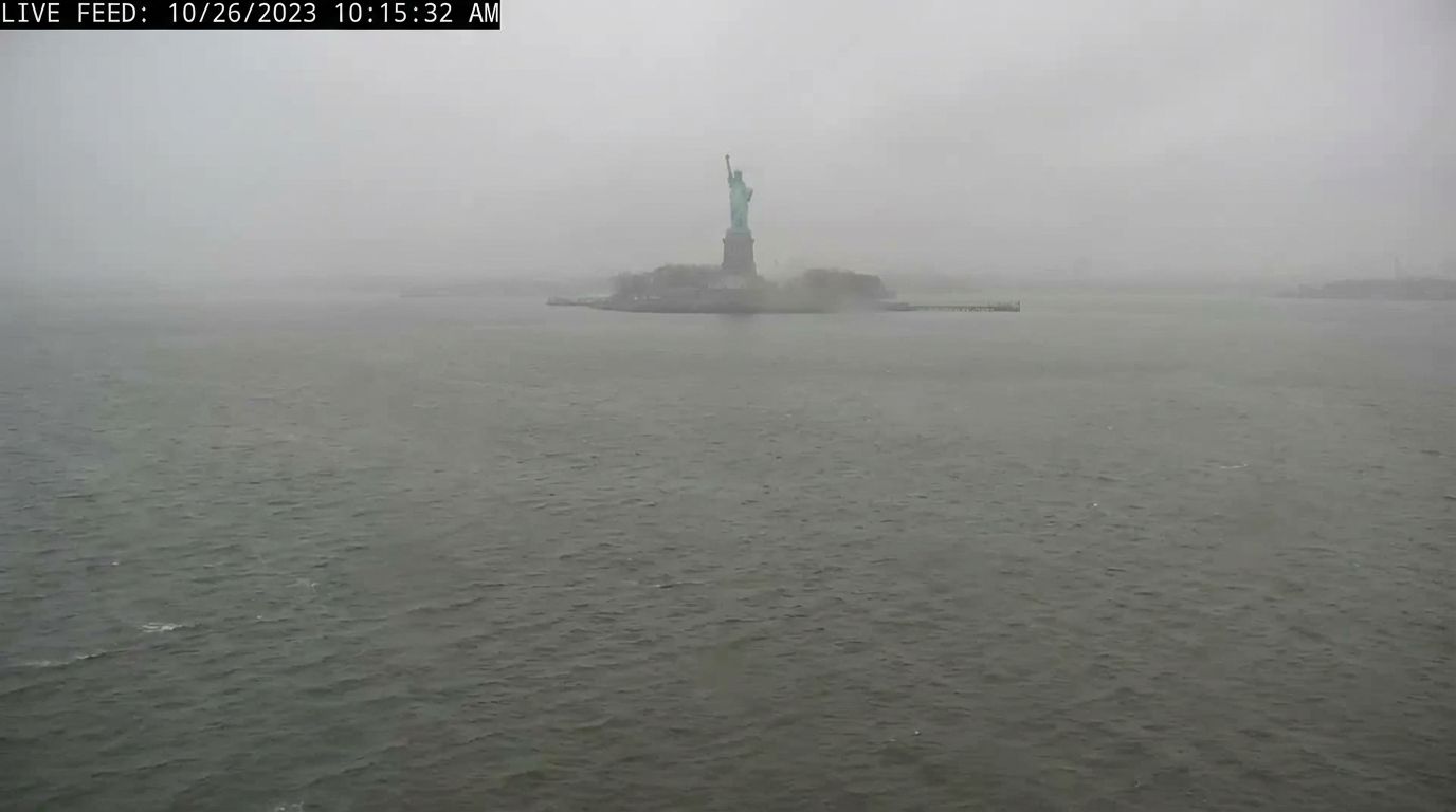Vue webcam de la Statue de la Liberté