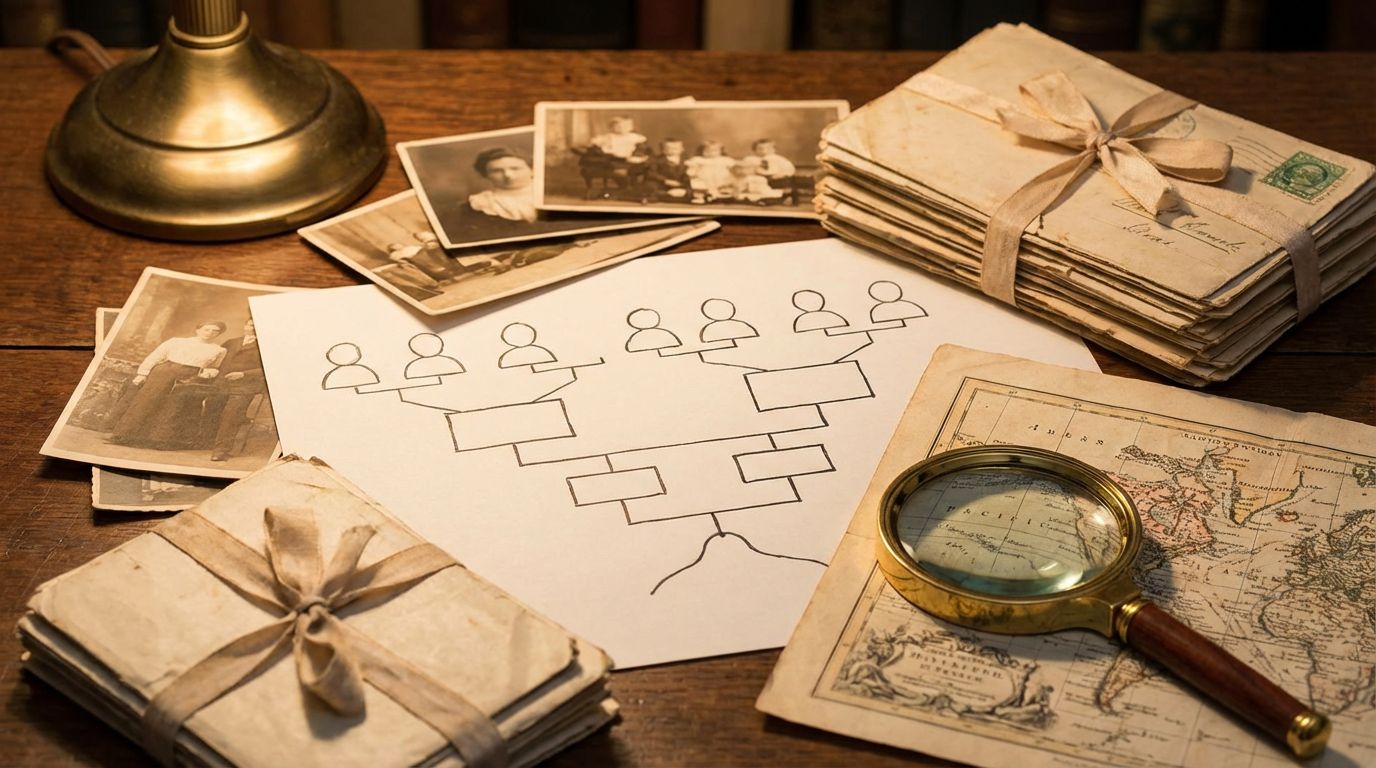 Arbre généalogique et photographies anciennes