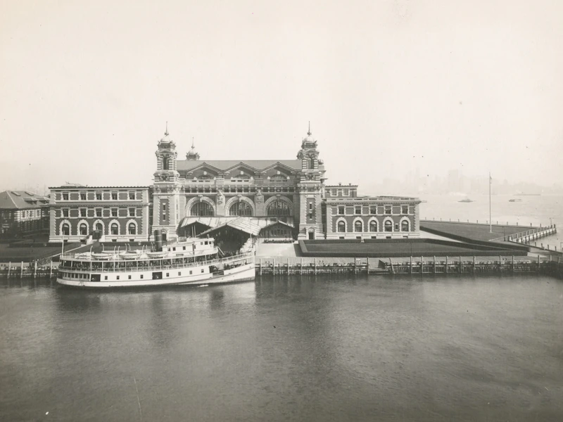 Ellis Island et son bâtiment principal