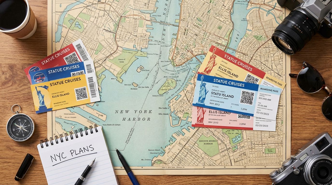 Billets pour le ferry de la Statue de la Liberté